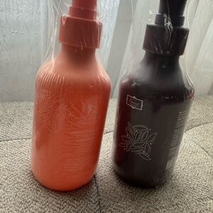 Revitalizing Orange and Black Shampoo Set